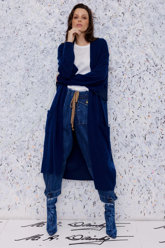 Shop Trucker Dark Denim Jeans By M.A Dainty - Origen Imports