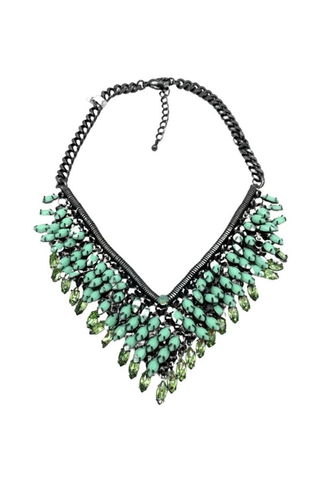 Turquoise Silver Victoria Necklace