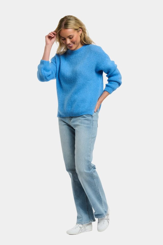 Jumper with Side Split- Royal Blue