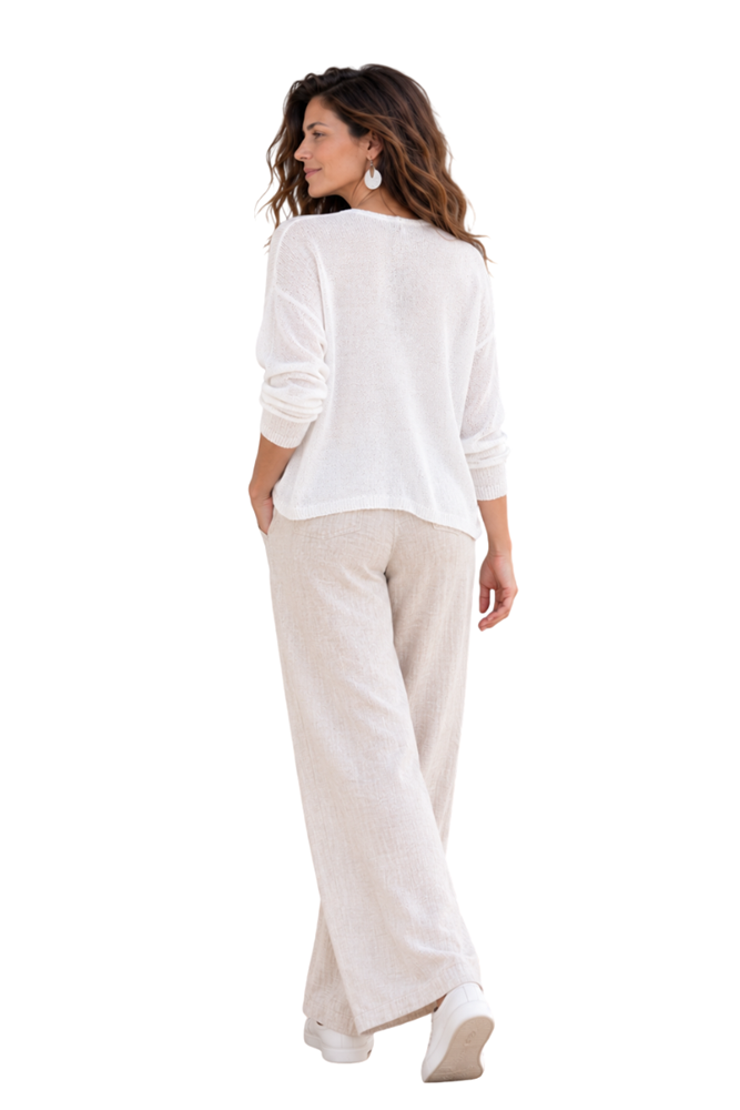 Verona Cotton Cardigan - White