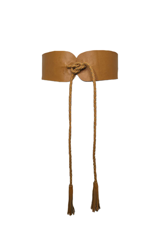 Shop Waist Tie Belt With Tassel By Origen - Origen Imports