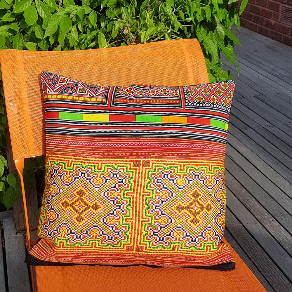 Shop Hmong Thai Cushion Cover By Origen - Origen Imports