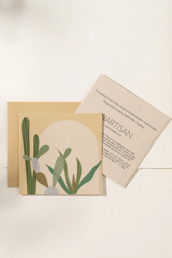 Shop Plantable Card - Cactus Arch - Origen Imports