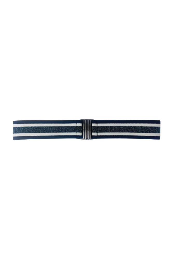 Shop Elastic Belt By 365 Days - Pewter Stripe - Origen Imports