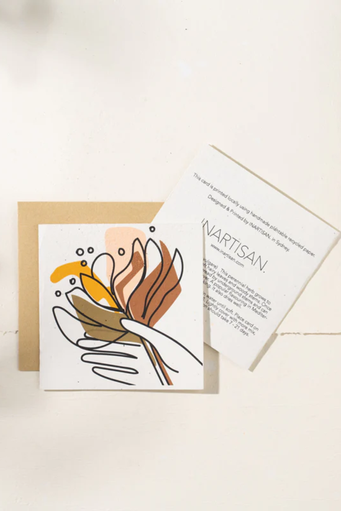 Shop Plantable Card - Banksia Bunch - Origen Imports