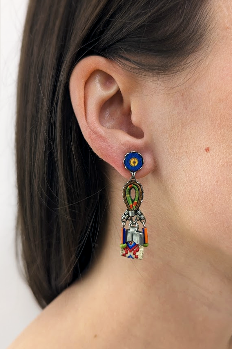 Shop Zen Arcade Mantra Earrings By Ayala Bar - Origen Imports
