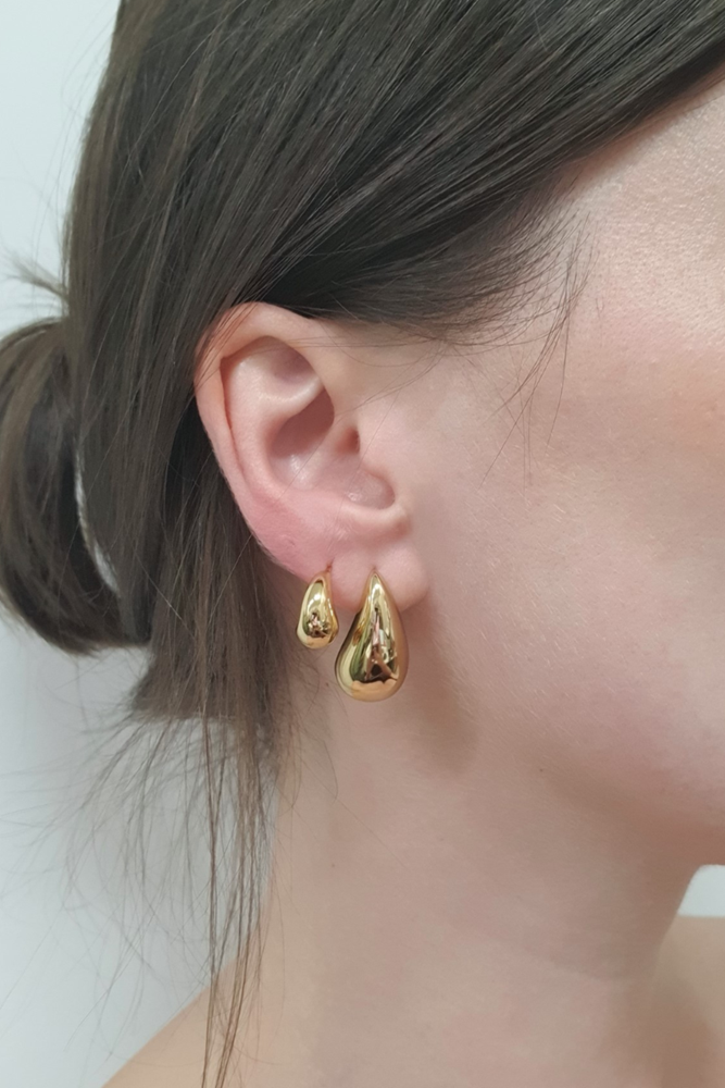 Shop Cara Milan Large Tear Earrings By Blue Scarab - Origen Imports