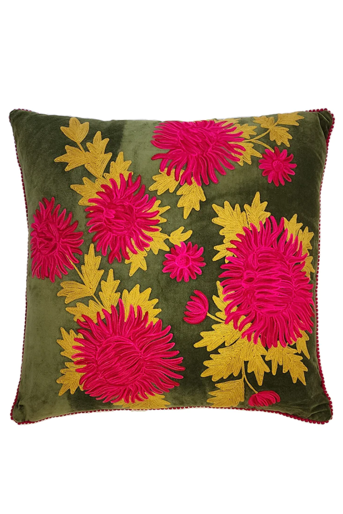 Shop Chrysanthemum Cushion - Origen Imports