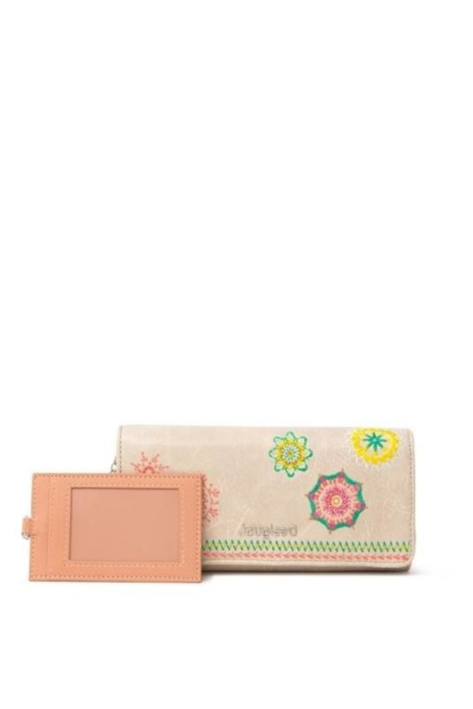 Shop Embroidered Floral Mandala Wallet By Desigual - Origen Imports