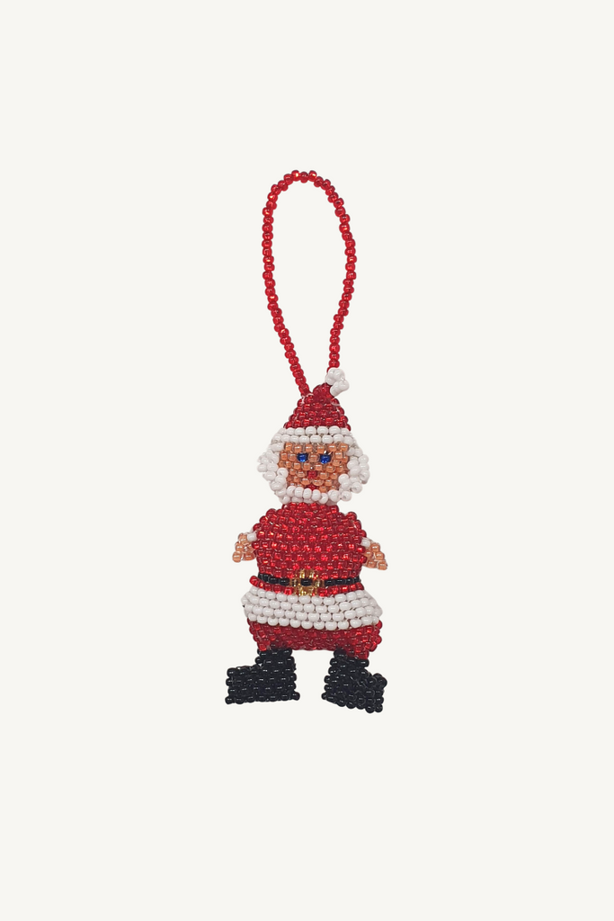 Shop Beaded St Klaus Christmas Decoration - Origen Imports