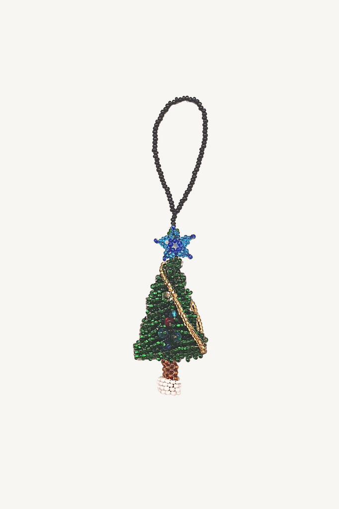 Shop Beaded Tree Christmas Decoration - Origen Imports