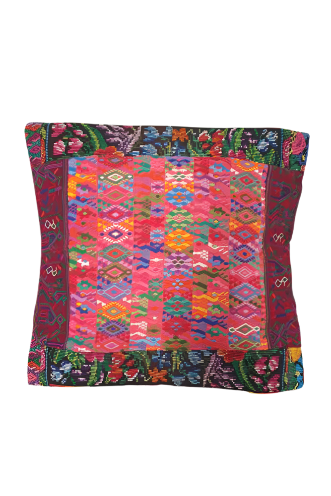 Shop Guatemalan Vintage Patchwork Cushion 50x50cm - Origen Imports
