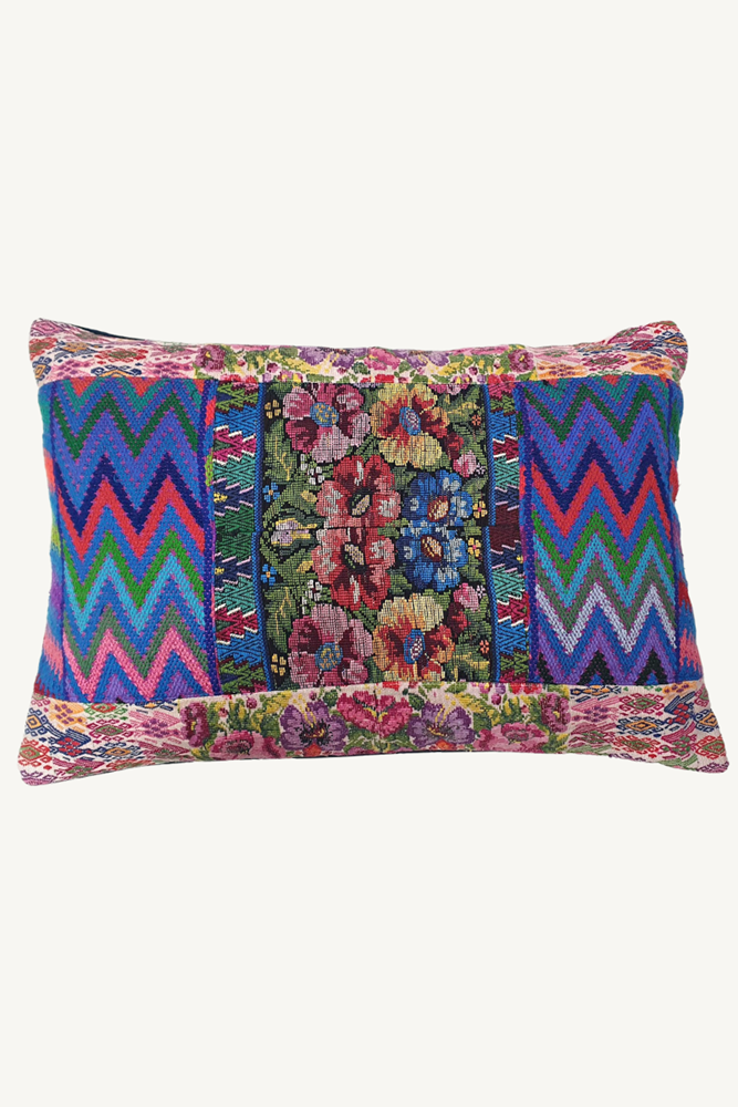 Shop Guatemalan Vintage Patchwork Cushion 40x60cm - Origen Imports