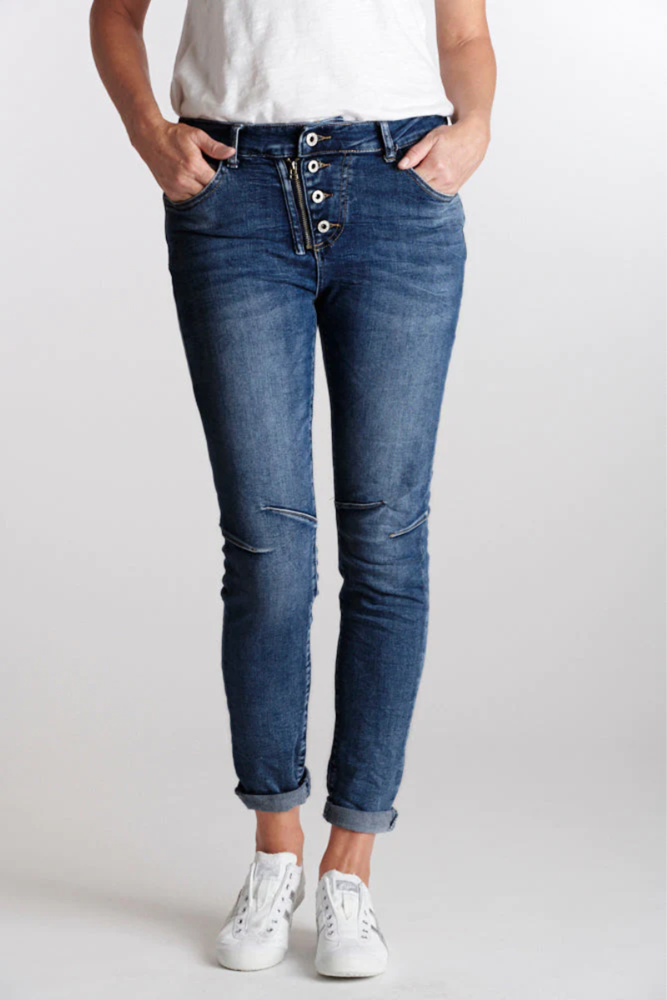 Shop New Classic Button Jeans By Italian Star - Origen Imports