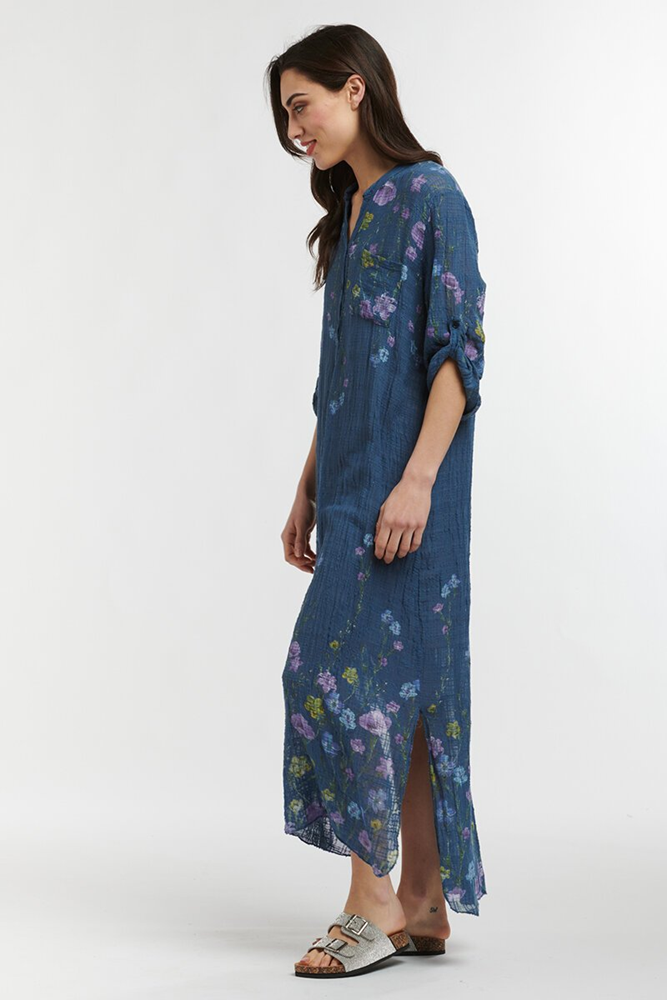 Shop Floral Rodeo Maxi Dress By Italian Star - Origen Imports
