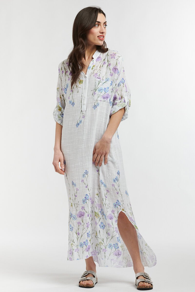 Shop Floral Rodeo Maxi Dress By Italian Star - Origen Imports
