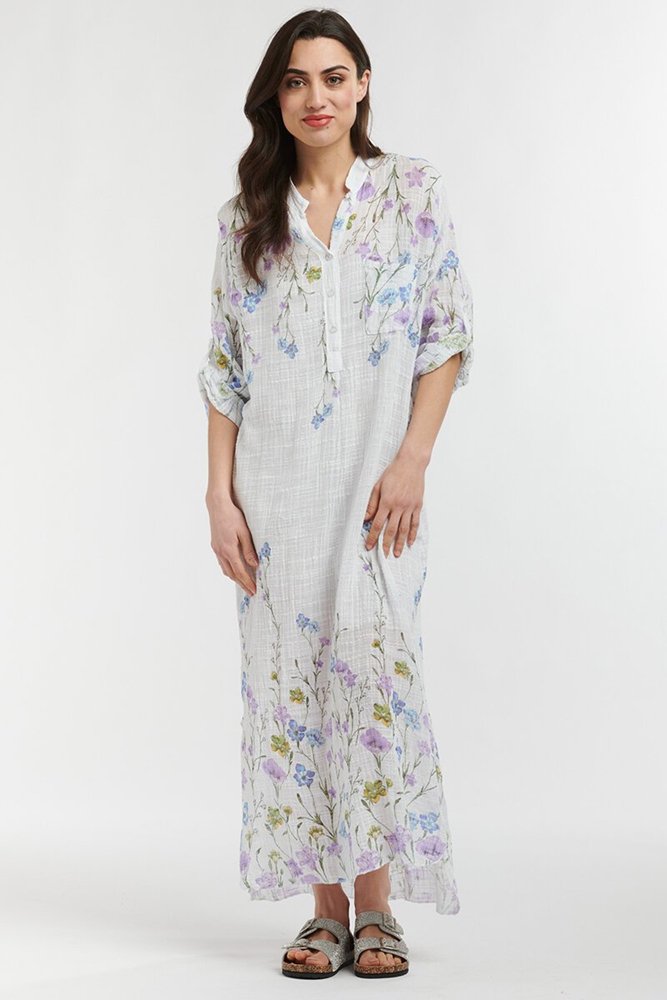 Shop Floral Rodeo Maxi Dress By Italian Star - Origen Imports