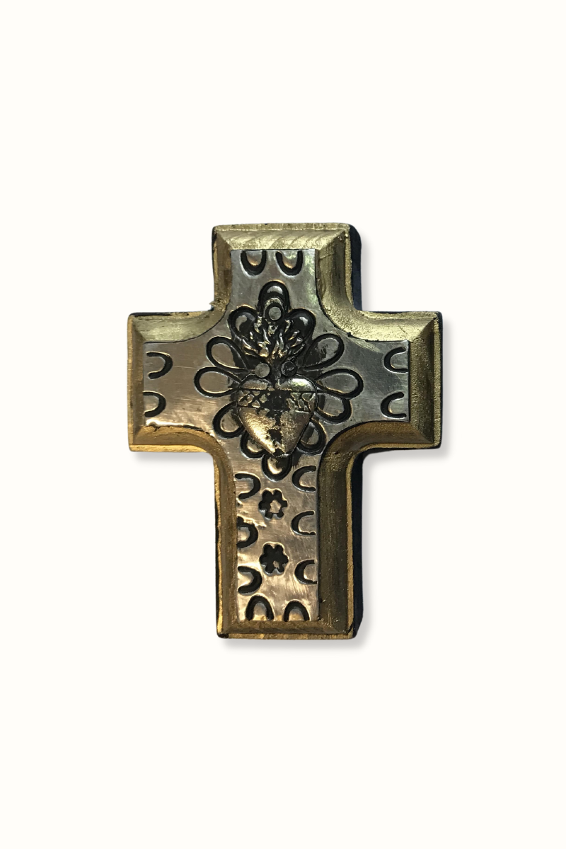 Shop Mexican Mini Cross Brass - Origen Imports