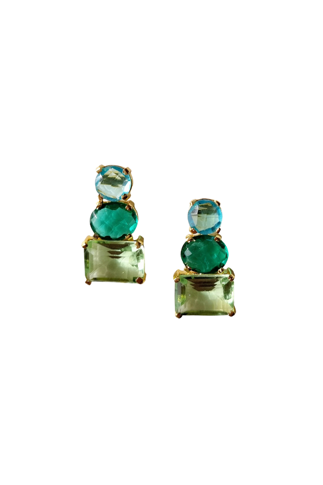 Shop Lida Cascading Gem Earrings - Origen Imports
