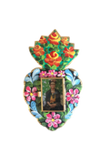 Shop Mexican Large Frida Heart Nicho - Origen Imports