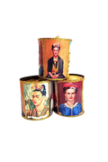 Shop Mexican Tin Candle Holder Frida - Origen Imports