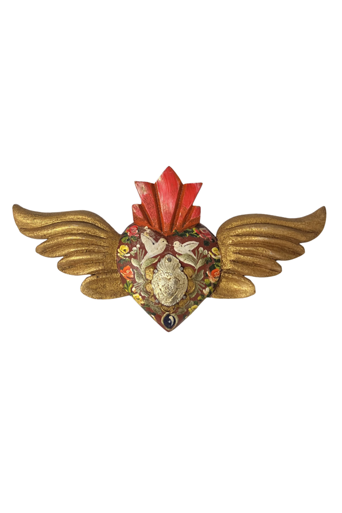 Shop Mexican Heart With Wings & Doves - Origen Imports