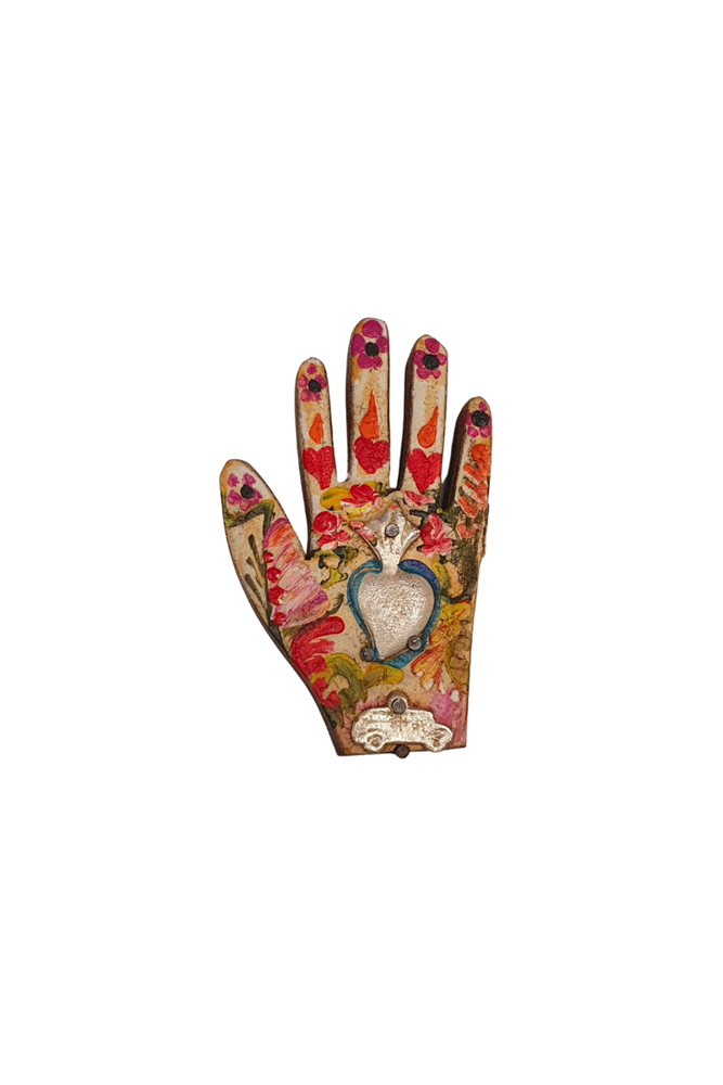 Shop Mexican Little Wood Healing Hand - Origen Imports