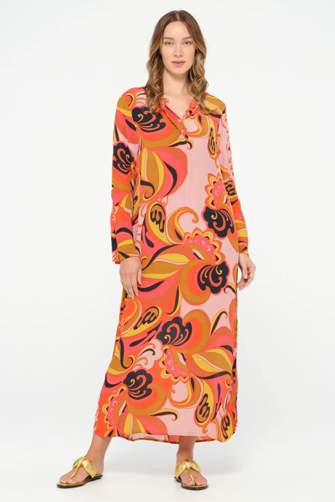 Shop Long Genie Costa Nova Dress By Oneseason - Origen Imports