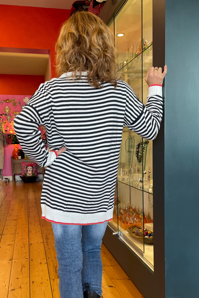 Shop Navy Stripe Knit By Pixi Carnival - Origen Imports