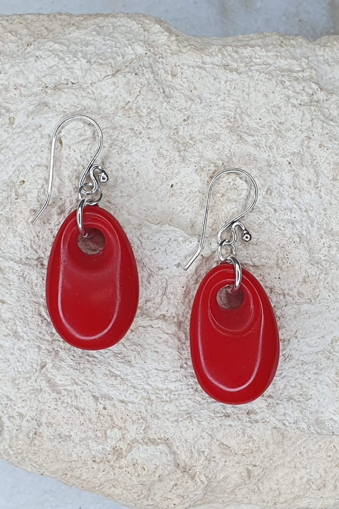 Shop Petite Resin Oval Drop Earrings - Origen Imports