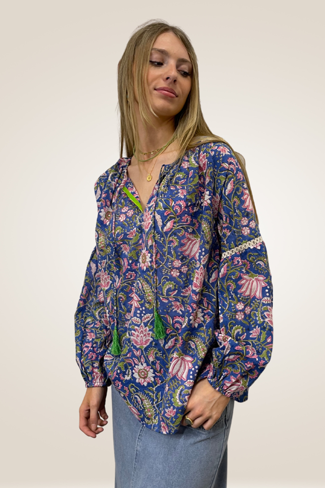Shop Harlow Peasant Top By Pixi Carnival - Origen Imports