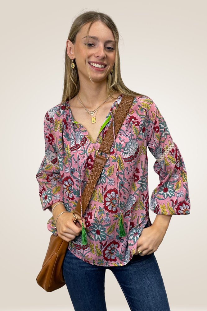 Shop Harlow Peasant Top By Pixi Carnival - Origen Imports