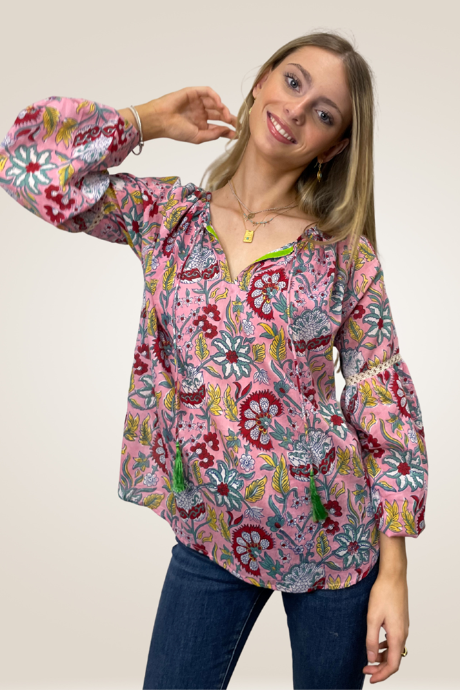 Shop Harlow Peasant Top By Pixi Carnival - Origen Imports