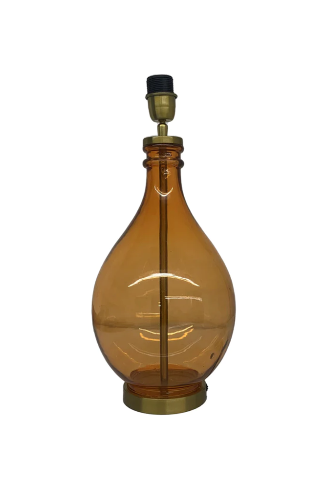 Shop Glass Genie Bottle Lamp Base - Origen Imports