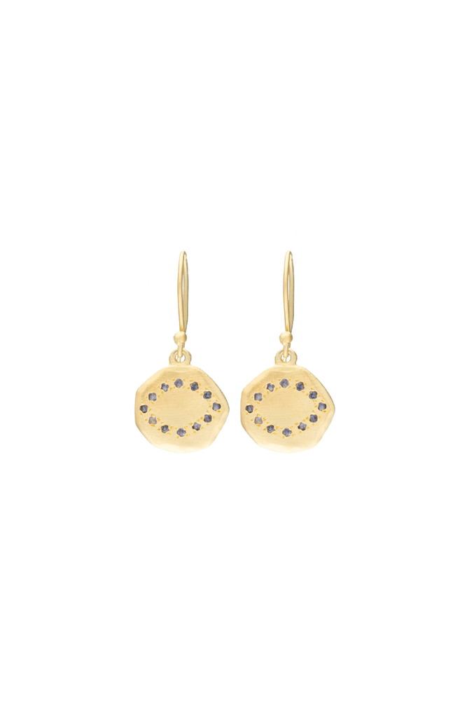 Shop Oval Eye Earrings By Rubyteva - Origen Imports