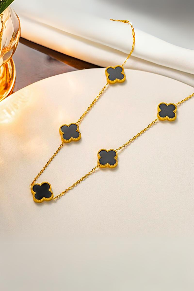 Shop PRE-ORDER // 7 Clover Necklace By Susan Rose - Origen Imports