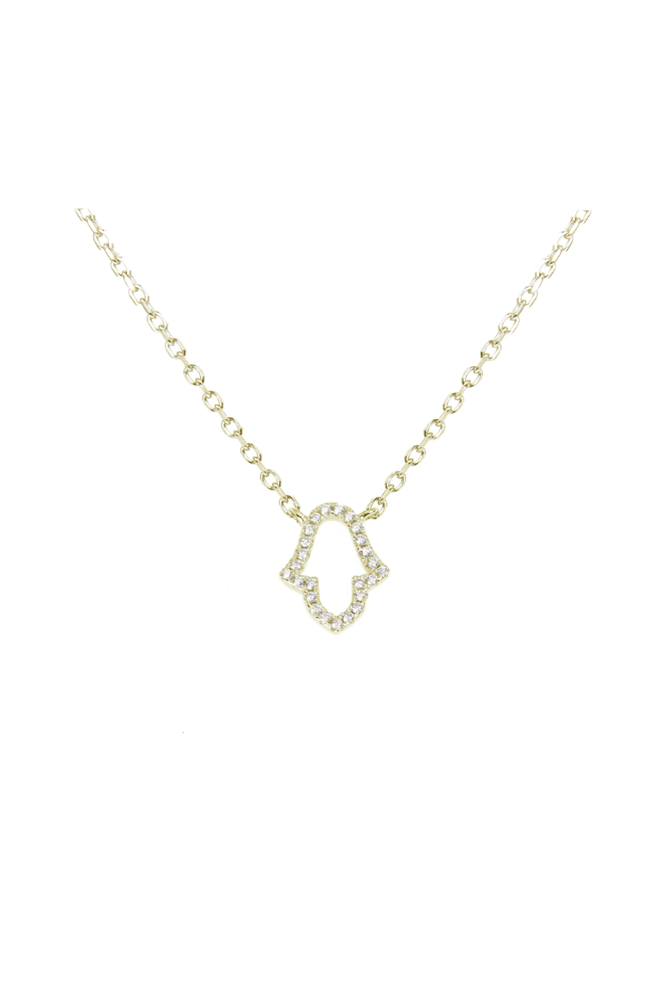 Shop PRE-ORDER // Mazel Hamsa Necklace By Susan Rose - Origen Imports
