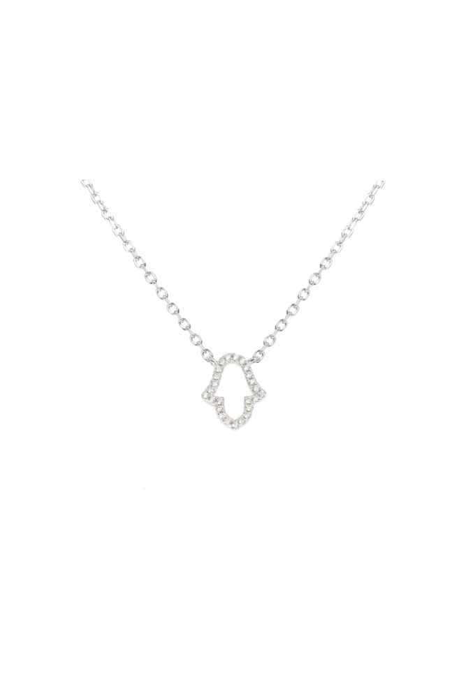 Shop PRE-ORDER // Mazel Hamsa Necklace By Susan Rose - Origen Imports