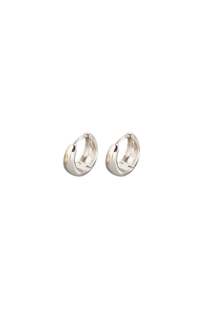 Shop Tapered Chunky Mini Huggie Earrings By Susan Rose - Origen Imports