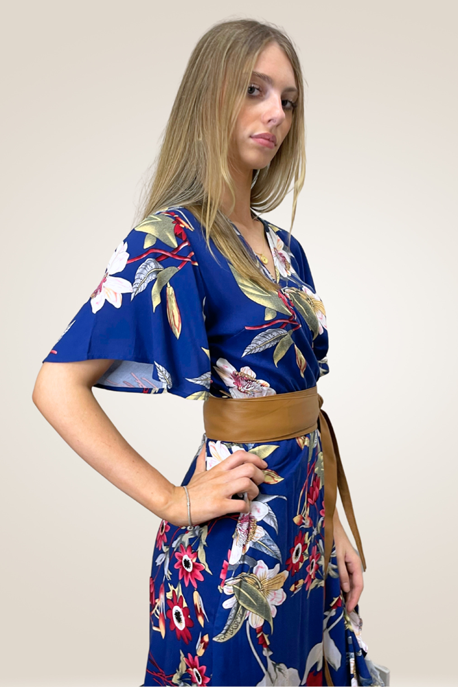 Shop Wrap Dress By Pixi Carnival - Midi - Origen Imports