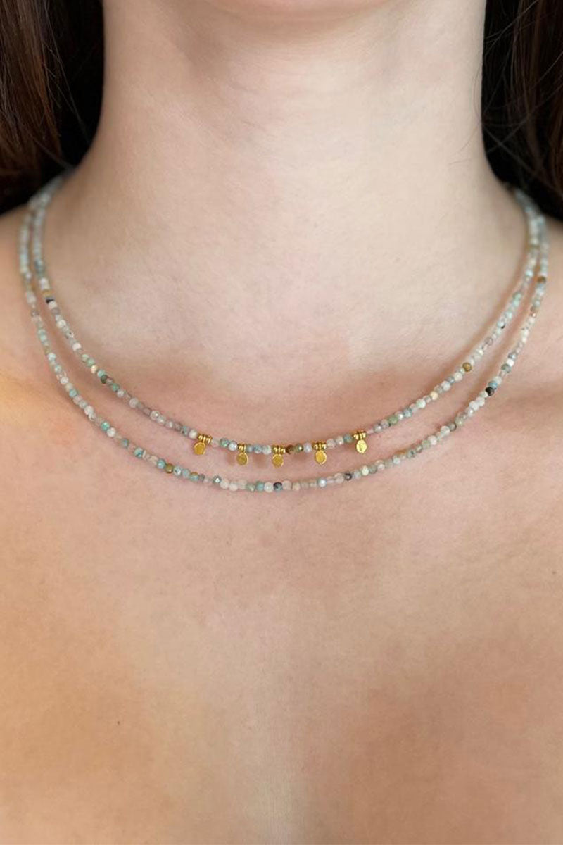 Shop Joko Dot Gemstone Necklace - Origen Imports