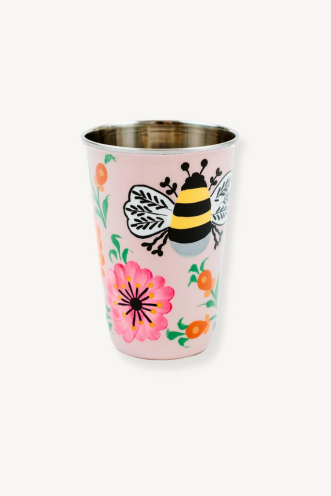 Shop Bumble Bee Tumbler - Pink - Origen Imports