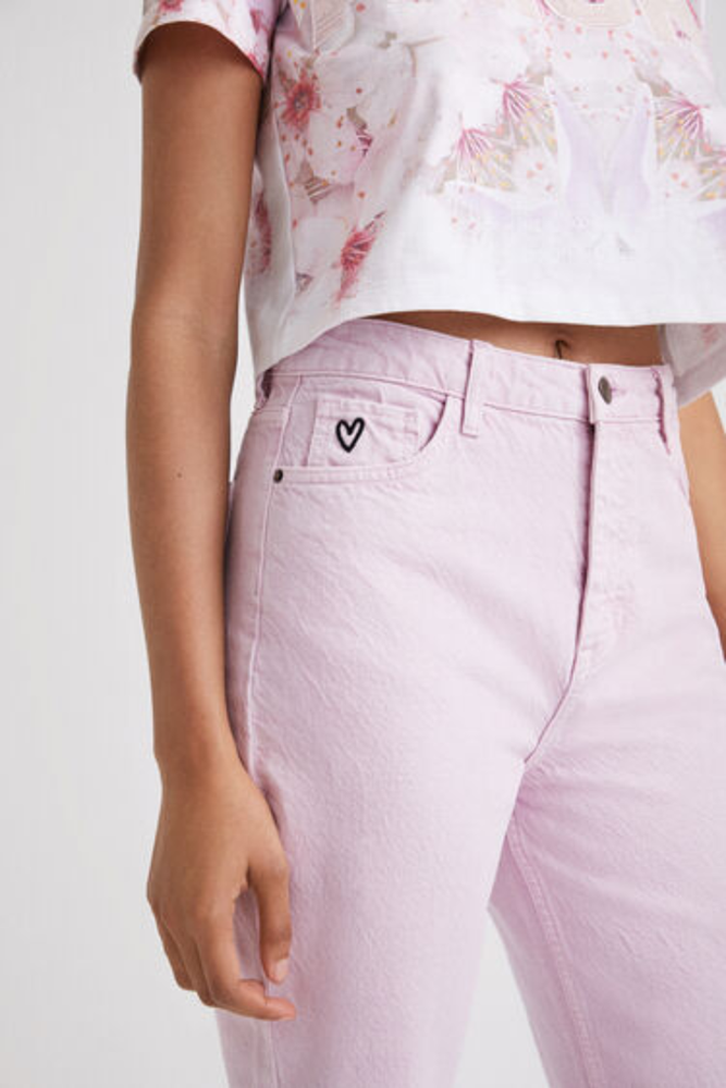 Shop Straight Cropped Jeans By Desigual - Origen Imports