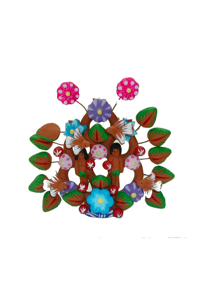 Shop Mexican Candle Holder Adam & Eve - Origen Imports