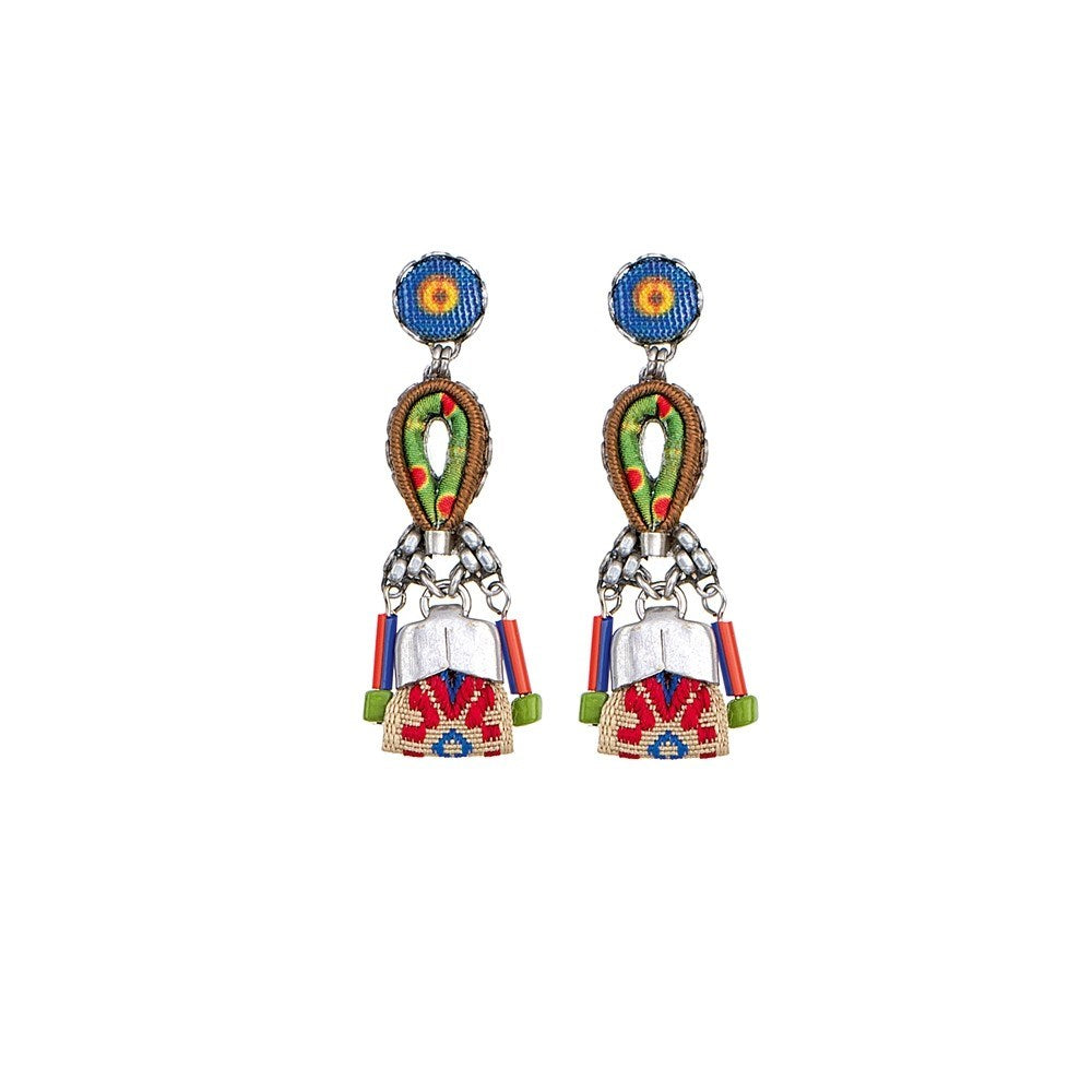 Shop Zen Arcade Mantra Earrings By Ayala Bar - Origen Imports