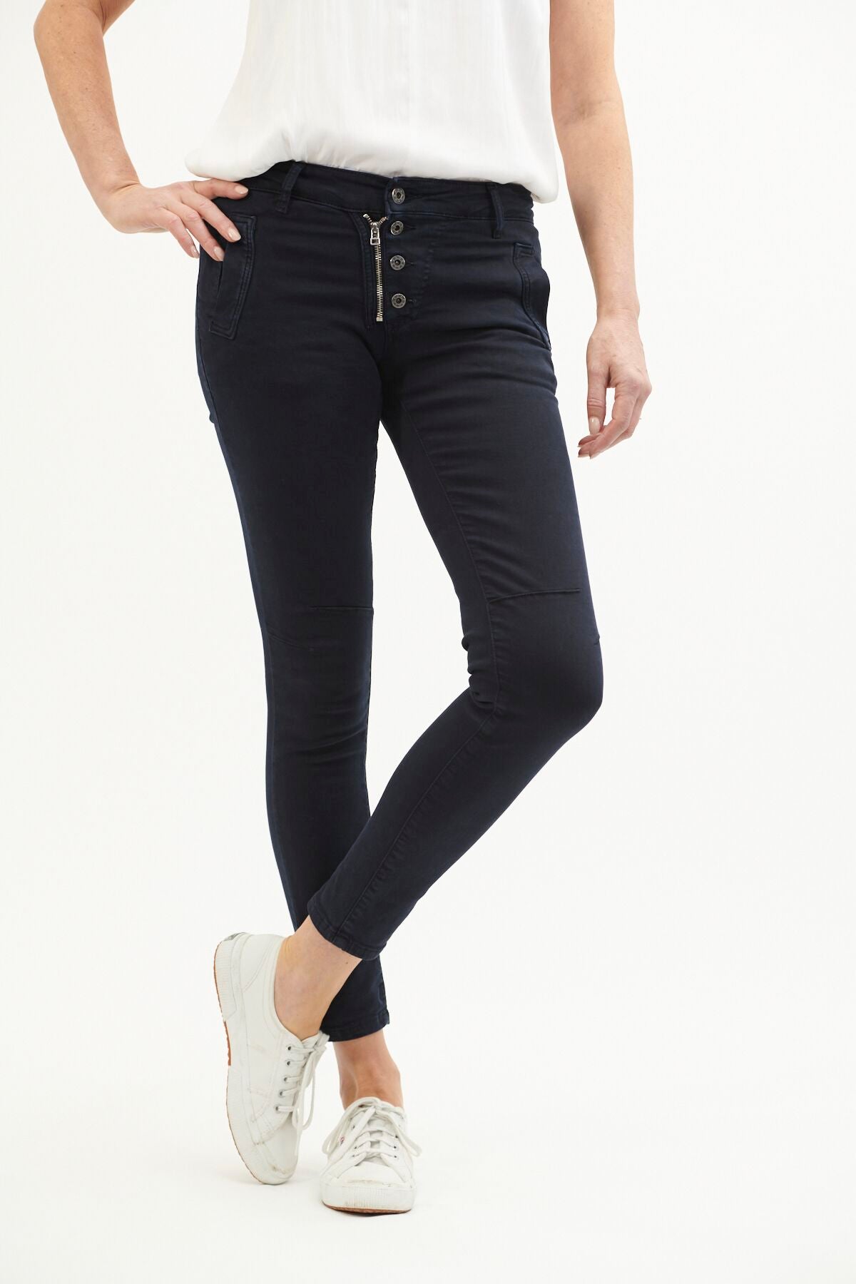 Shop Italian Star Button Jeans - Origen Imports