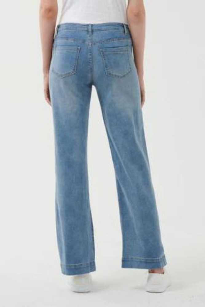 Shop Macey Light Wash Denim Jeans By Italian Star - Origen Imports