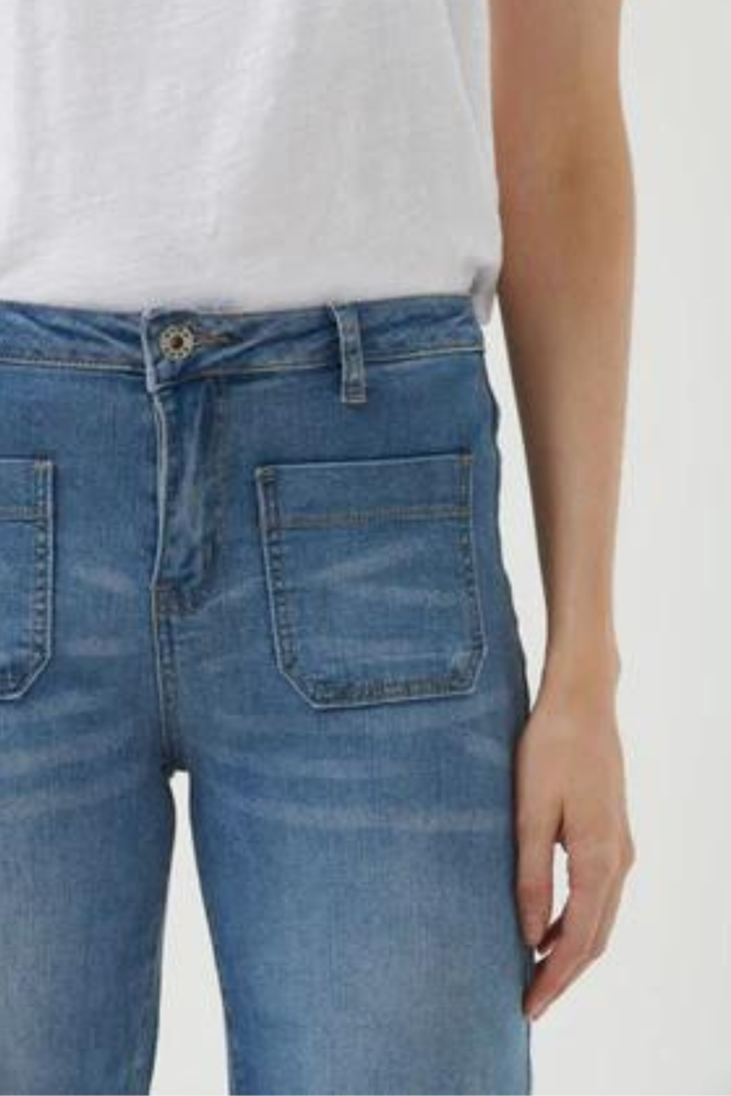 Shop Macey Light Wash Denim Jeans By Italian Star - Origen Imports