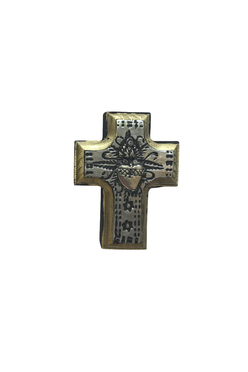 Shop Mexican Mini Cross Brass - Origen Imports