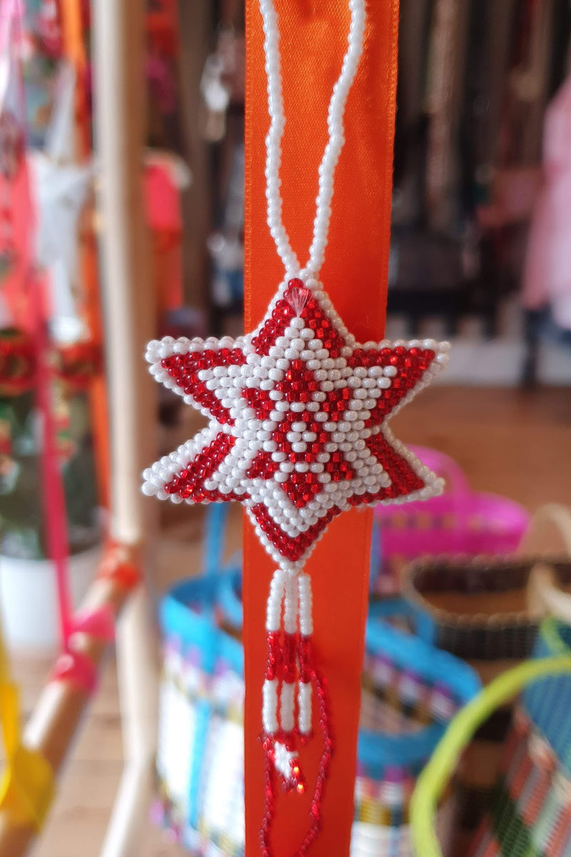 Shop Guatemalan Beaded Star Decoration - Origen Imports